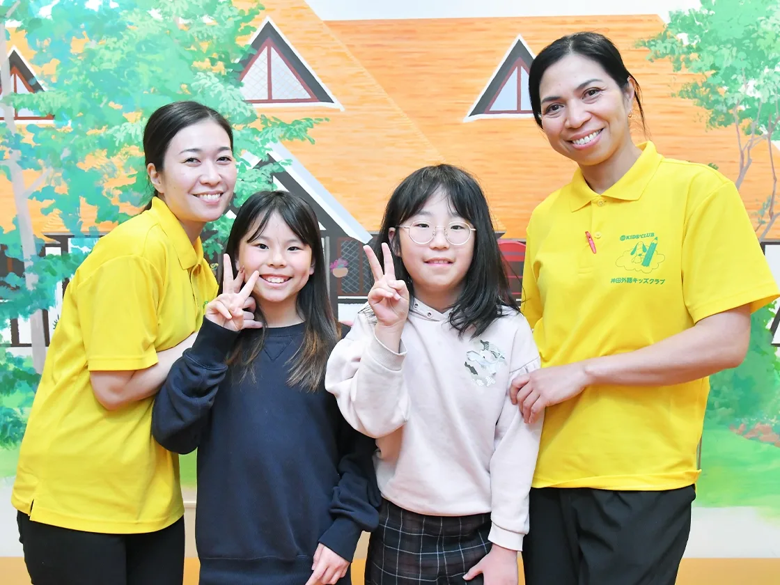子どもたちの英語力と人間力を育む講師陣のイメージ